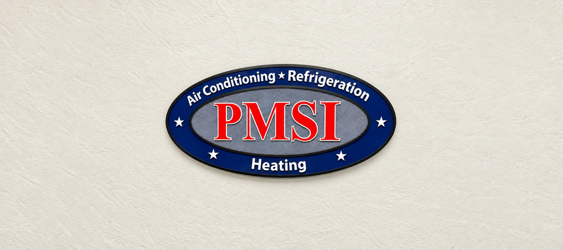 Logo for PMSI Heating, Air Conditioning, and Refrigeration.